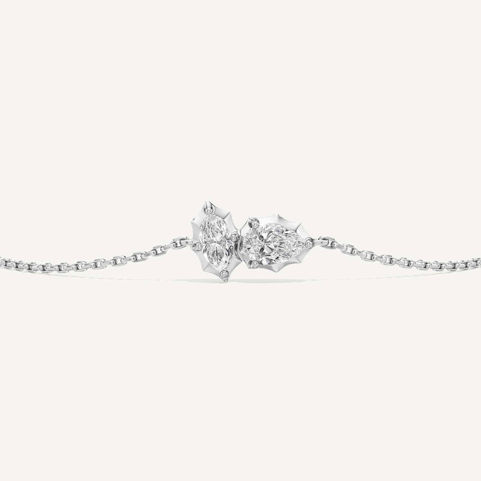 Dalton Marquise & Pear Duo Diamond