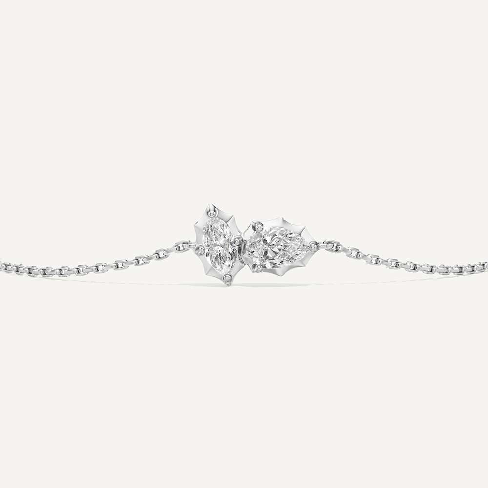 Dalton Marquise & Pear Duo Diamond