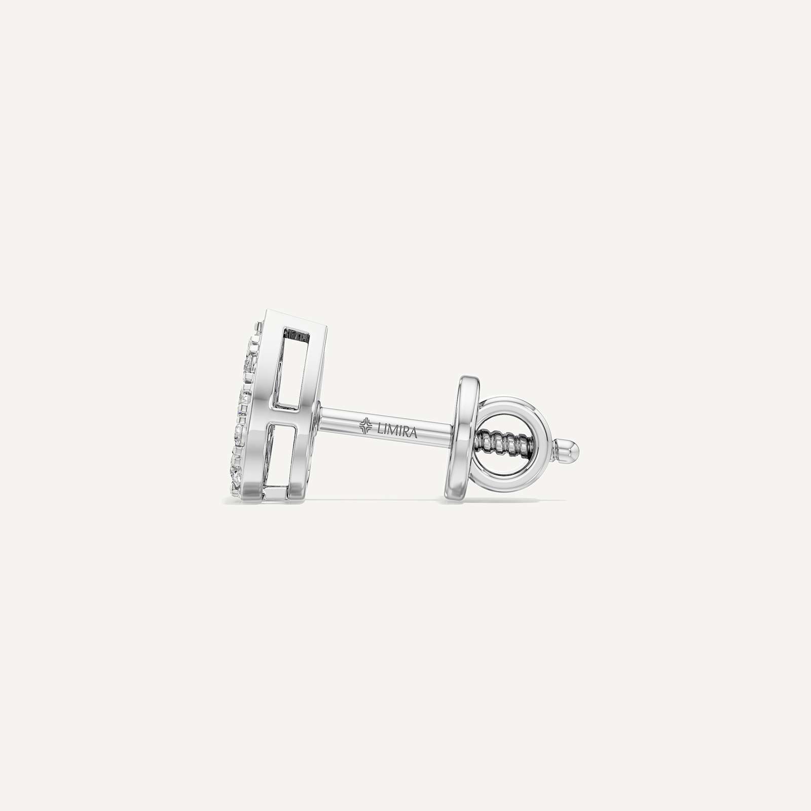 Aura Pear Diamond Earring