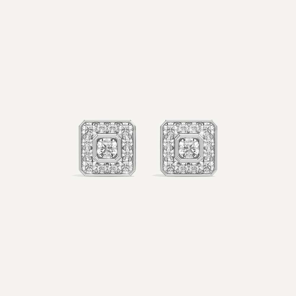 Everyday Luxury Asscher Diamond Earrings