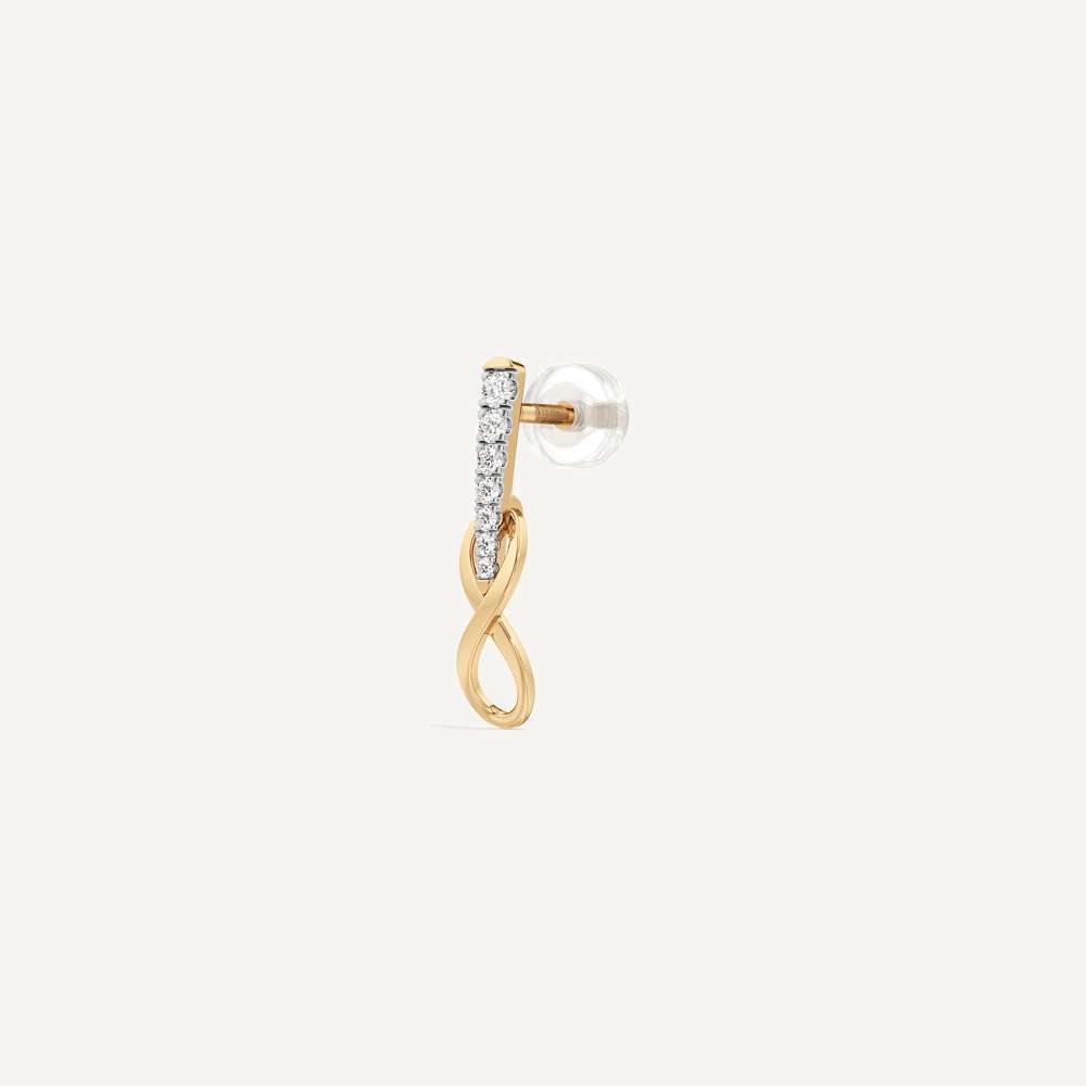Infinity Link Round Diamond