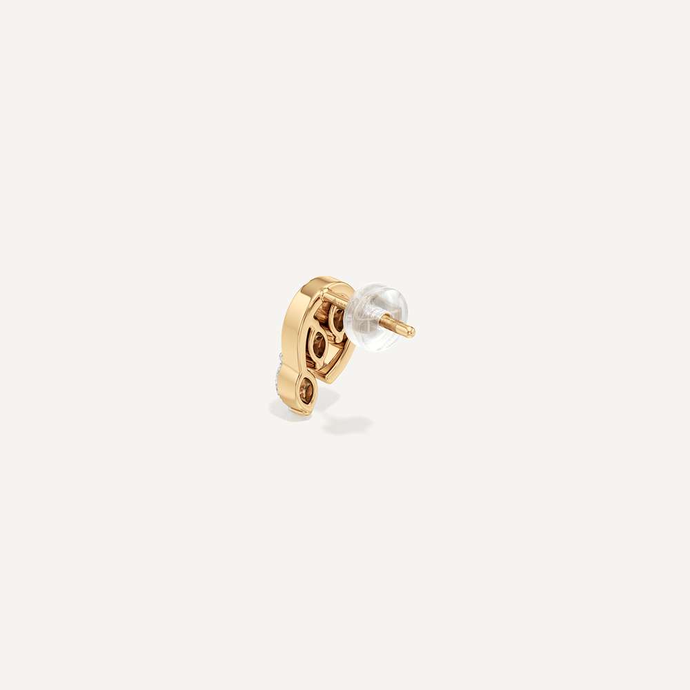 Teardrop Diamond Stud
