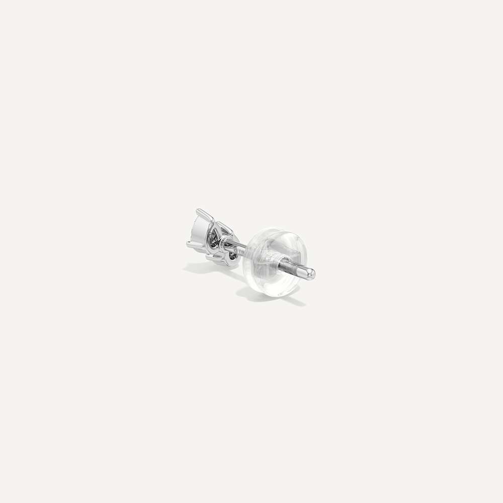 Dew Drop Pear Diamond Stud