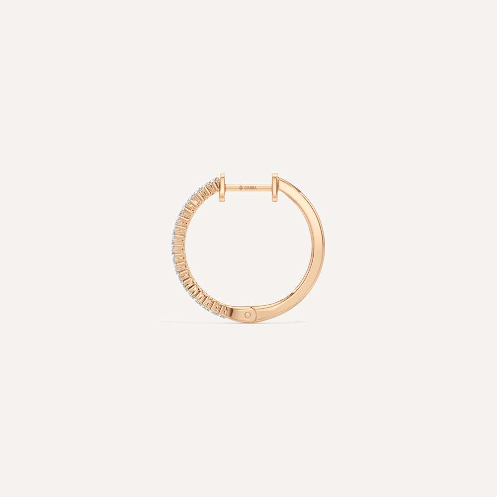 Evoque Diamond Hoop