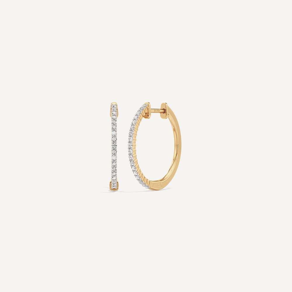 Evoque Diamond Hoop