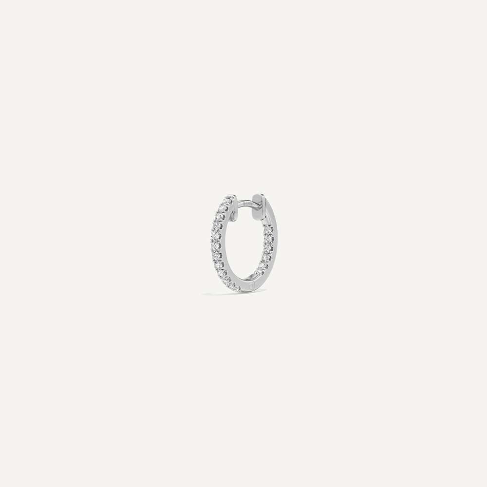 Aura Diamond Huggies