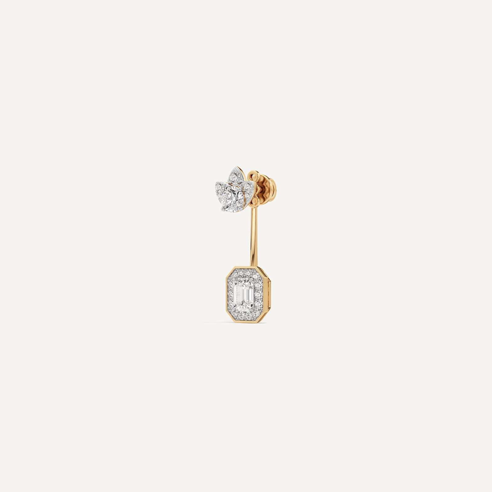 Emerald & Round Duo Tou et Moi Diamond