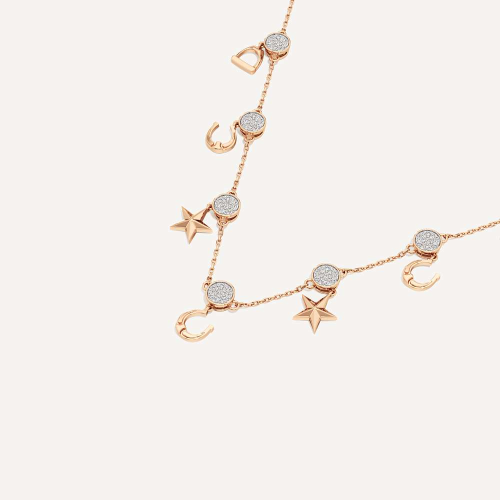 Star Constellation Horseshoe Necklace