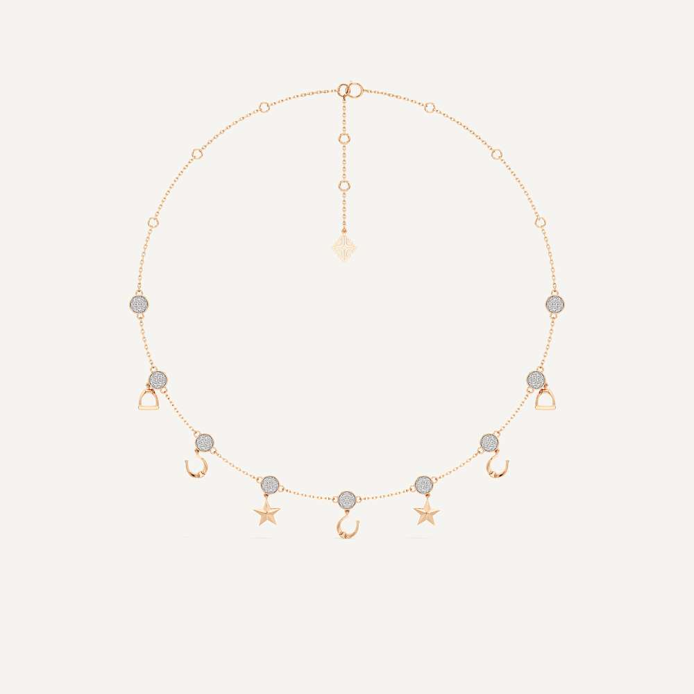 Star Constellation Horseshoe Necklace