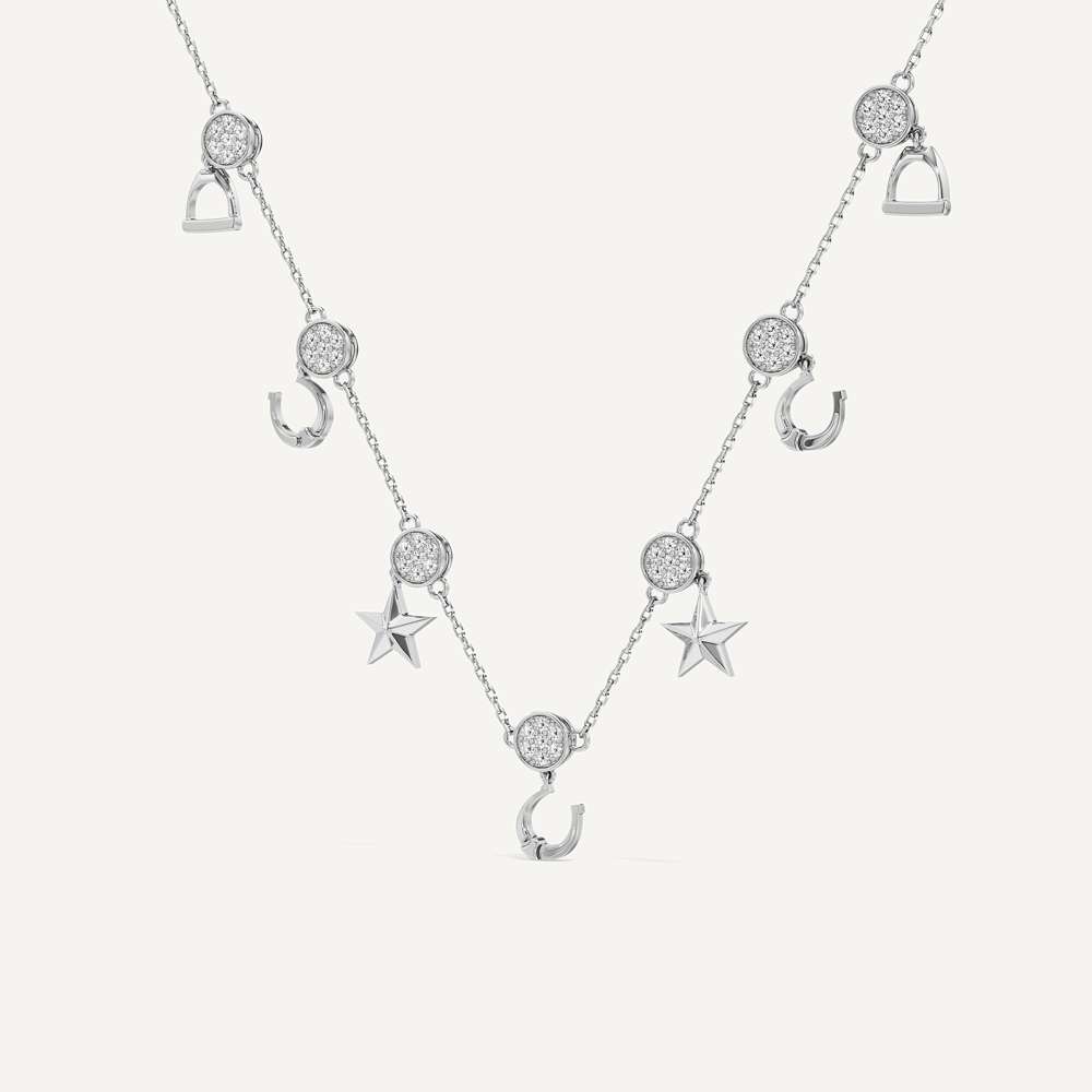 Star Constellation Horseshoe Necklace