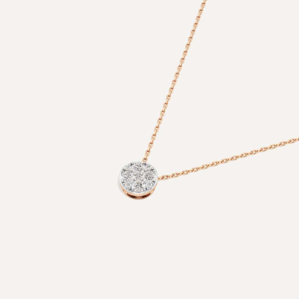 Whisper Round Diamond Pendant