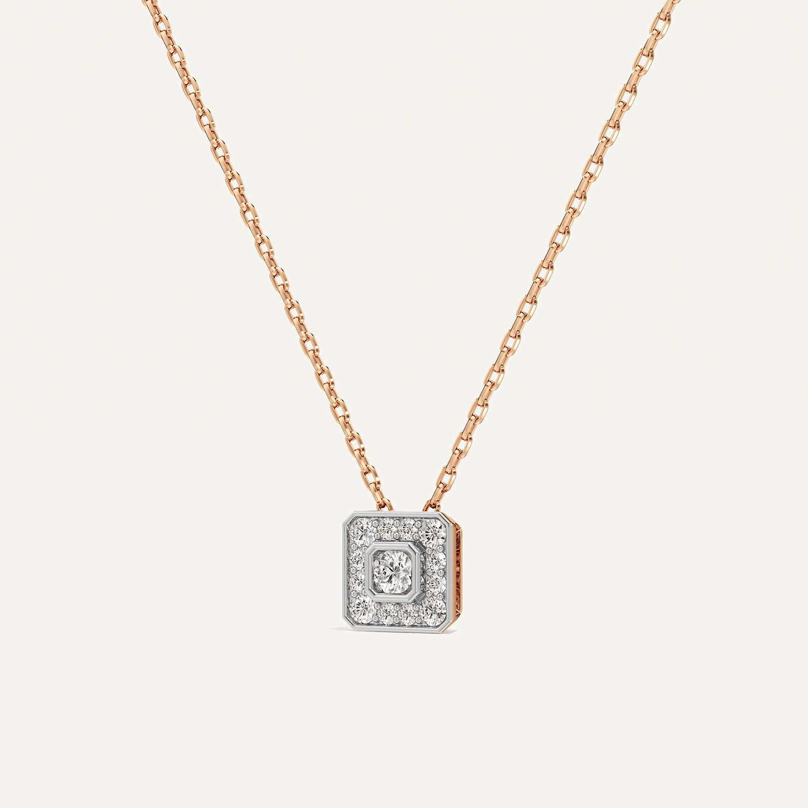 Eternal Asscher Diamond Pendant