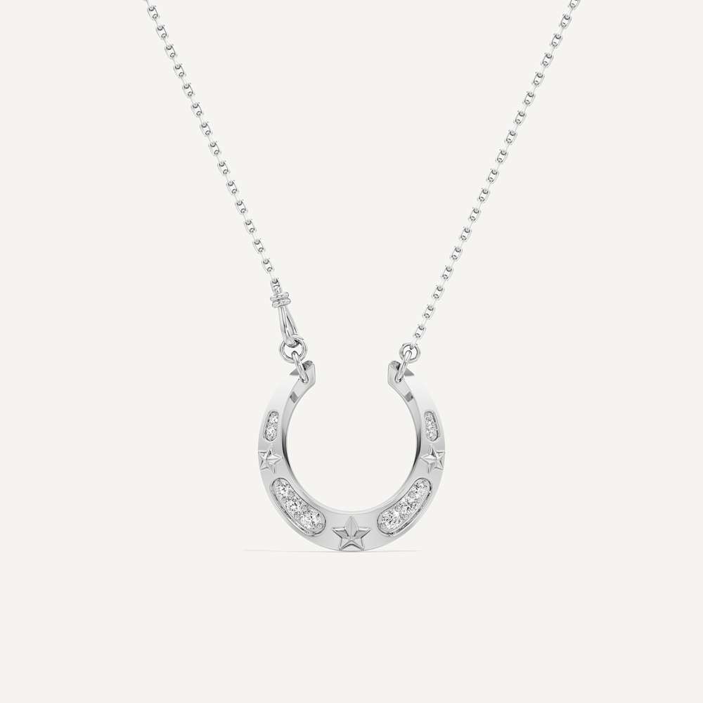 Symbolic Arc Horseshoe Pendant