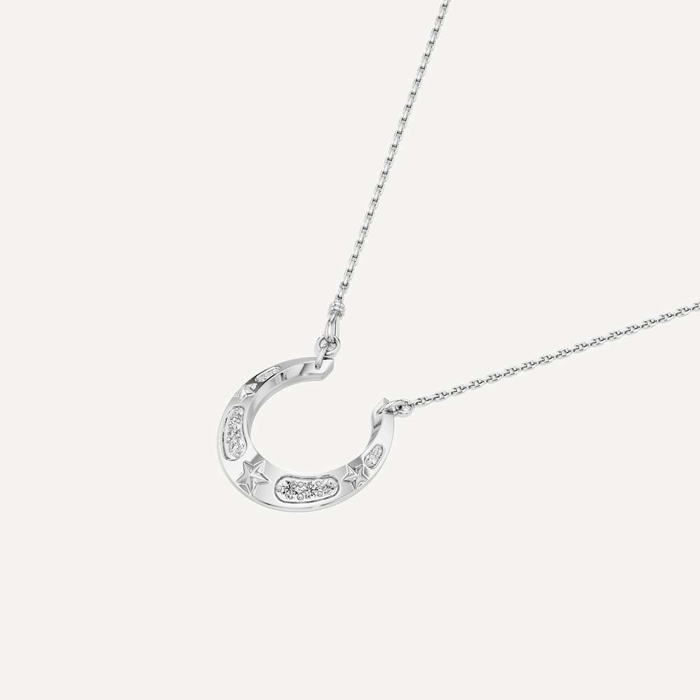 Symbolic Arc Horseshoe Pendant