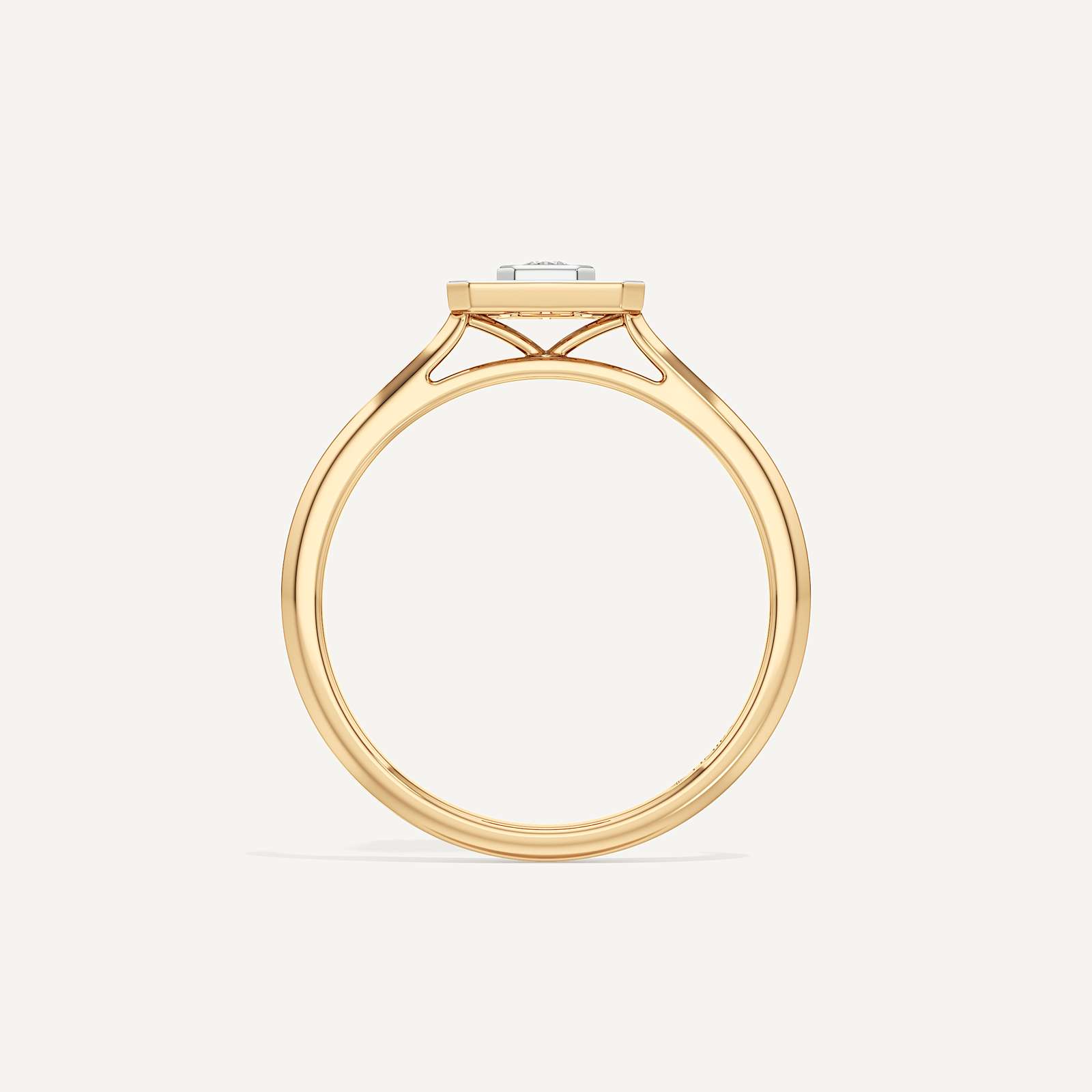 Halo Asscher Diamond Ring