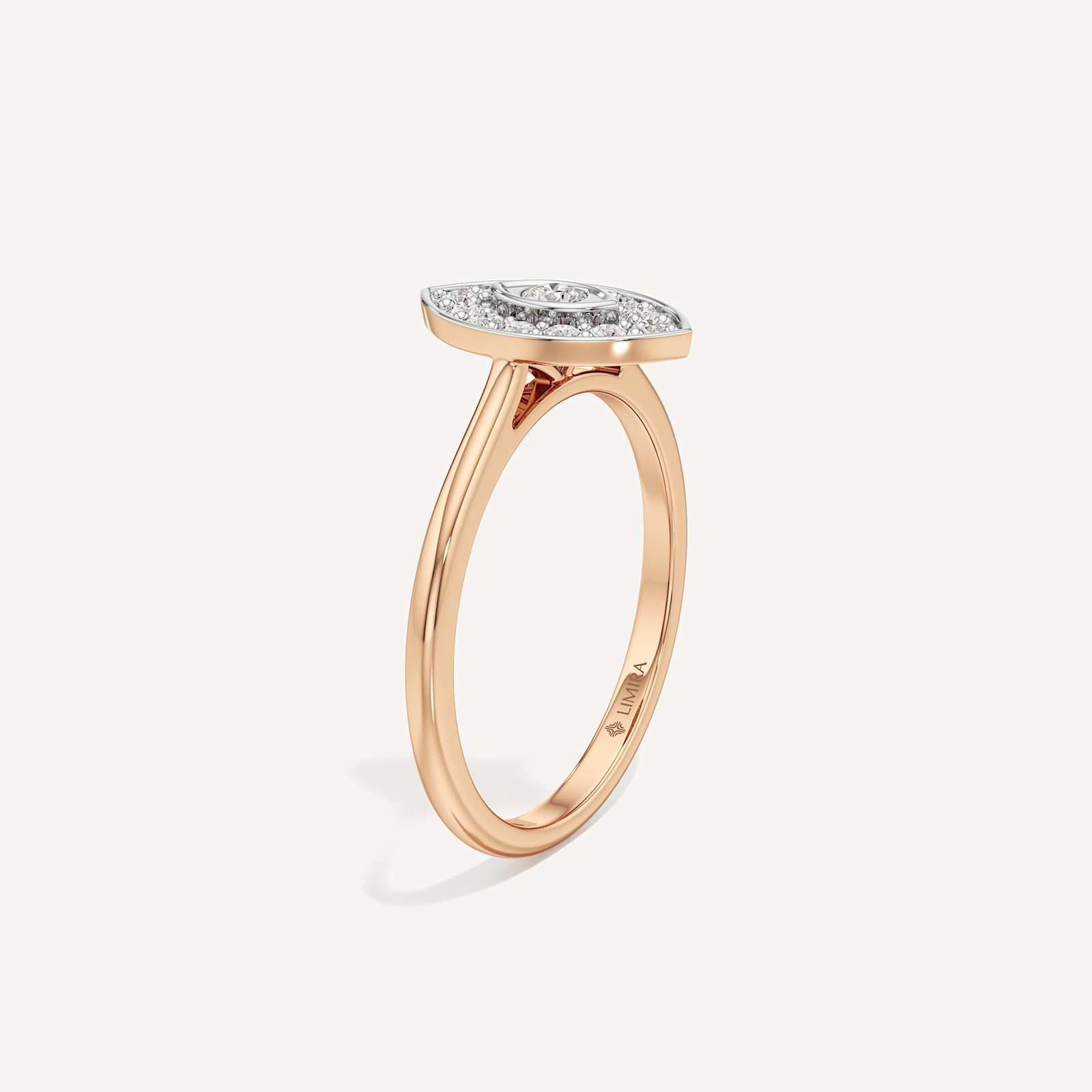 Evil Charm Marquise Diamond Ring