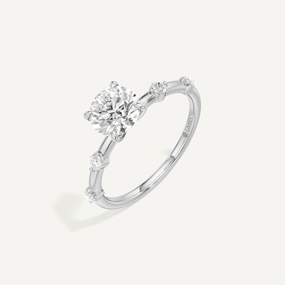 Viona Side Stone Solitaire Diamond