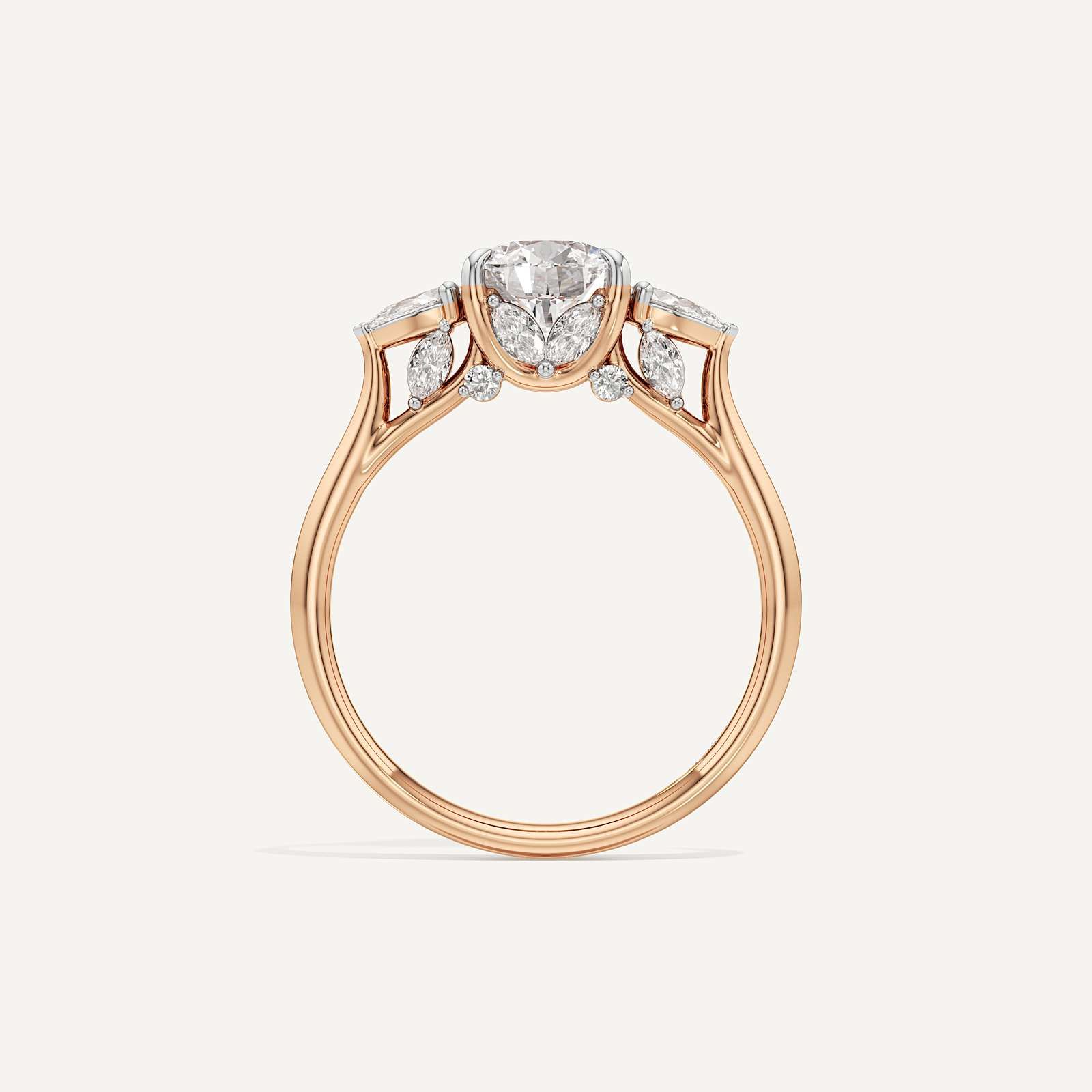 Triple Twist Diamond solitaire