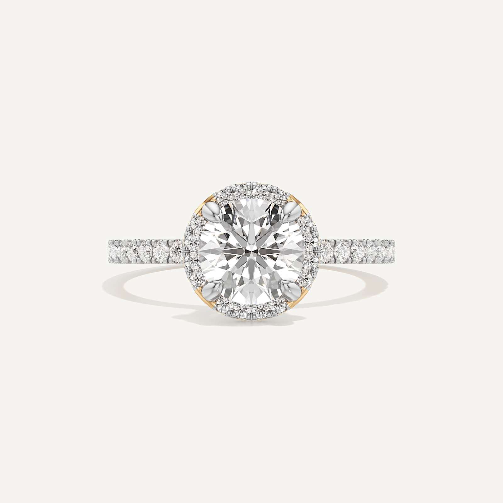 Brio Solitaire Round Diamond