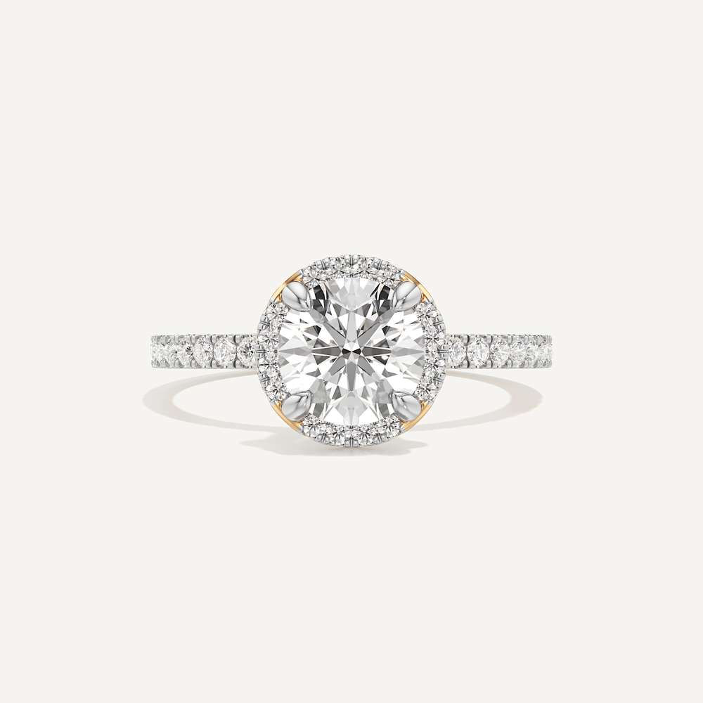 Brio Solitaire Round Diamond