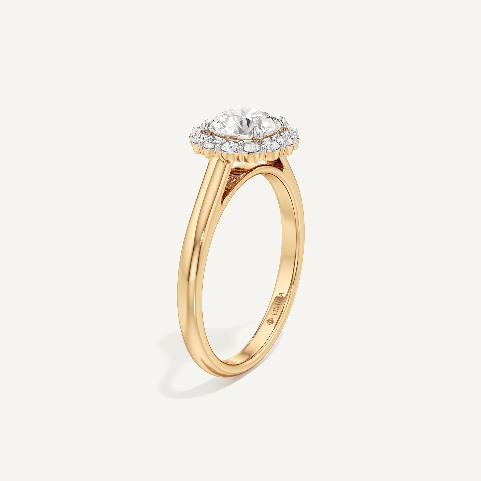 Sunflower Halo Diamond