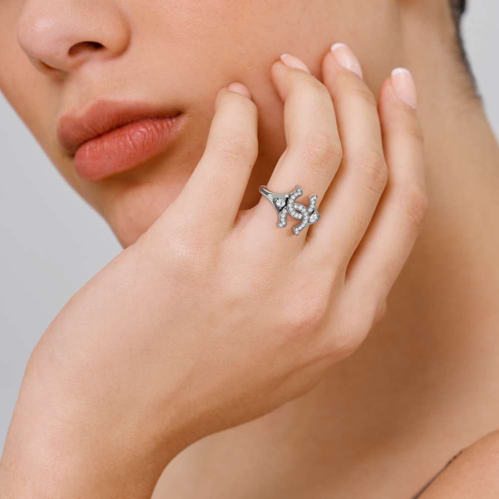 Maison Double Arc Horseshoe Ring