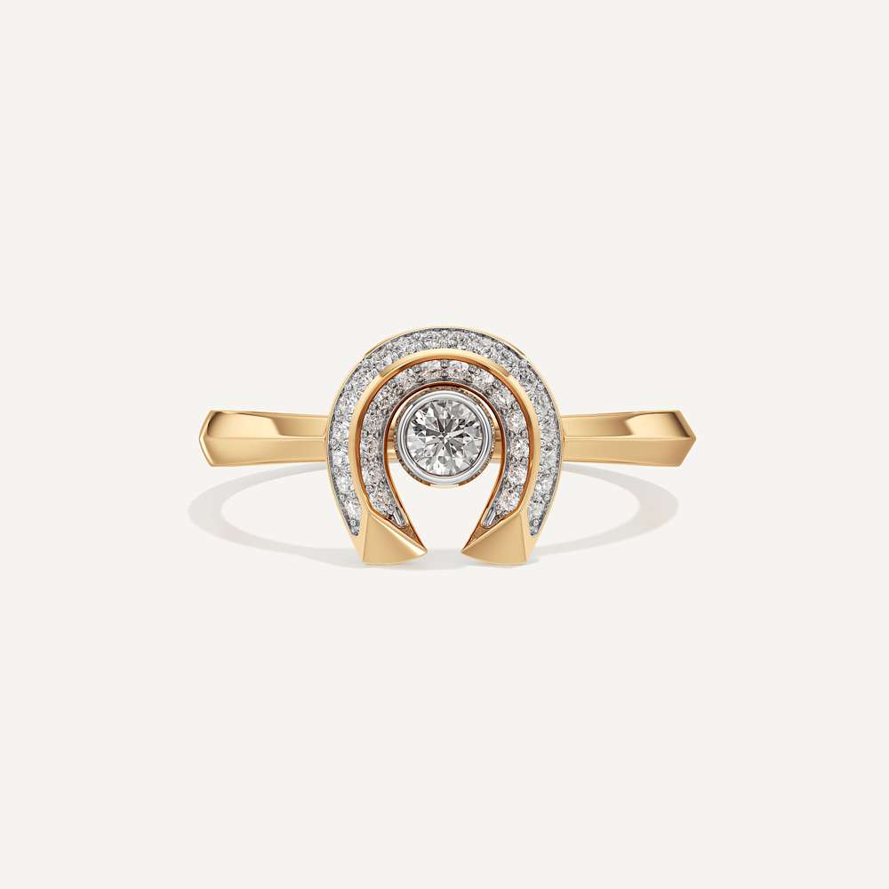 Meridian Loop Horseshoe Ring
