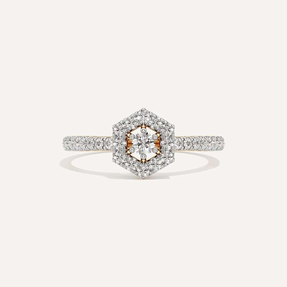Orra Honeycomb Round Diamond