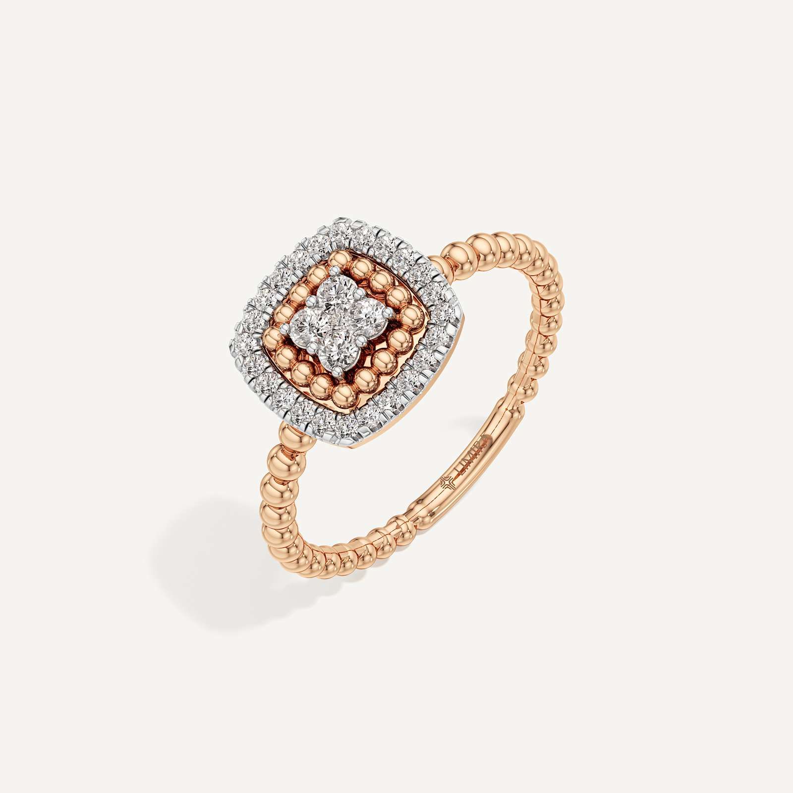 Cushion Halo Diamond Ring