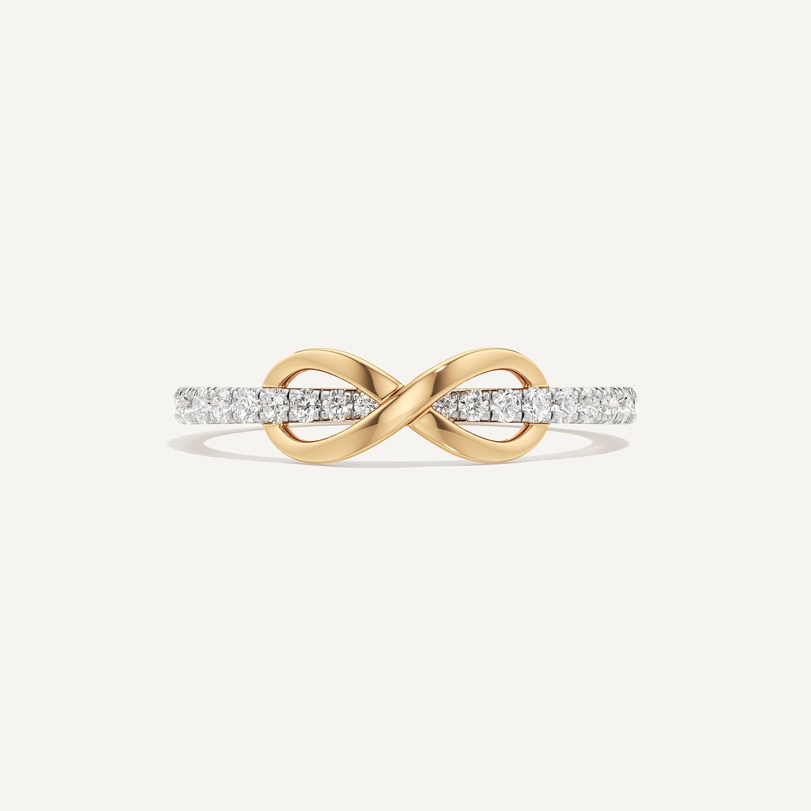 Infinity Whisper Diamond Ring