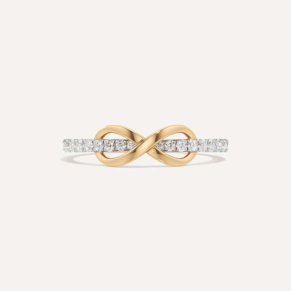 Infinity Whisper Diamond Ring