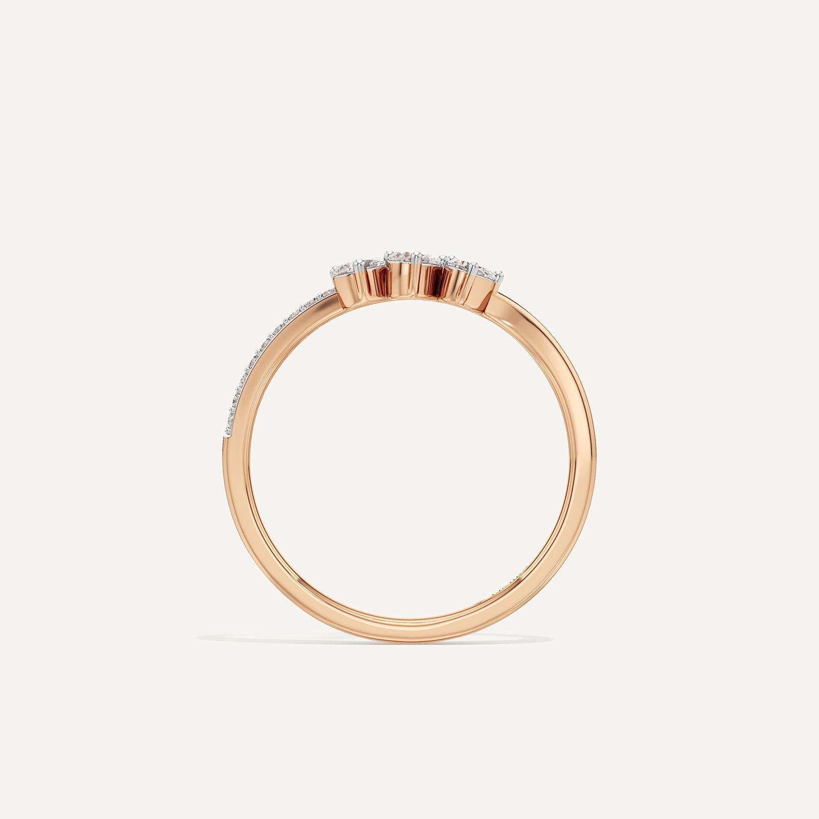 Bellezza Round & Pear Diamond