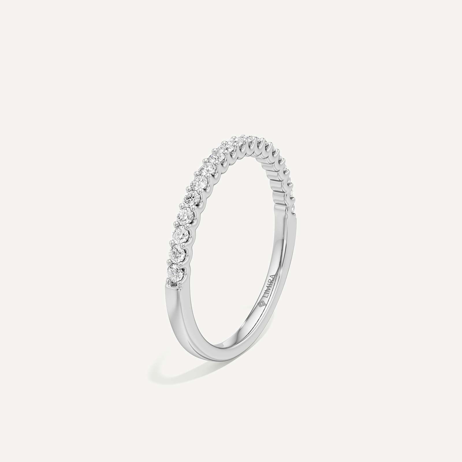 Willow Diamond Wedding Band