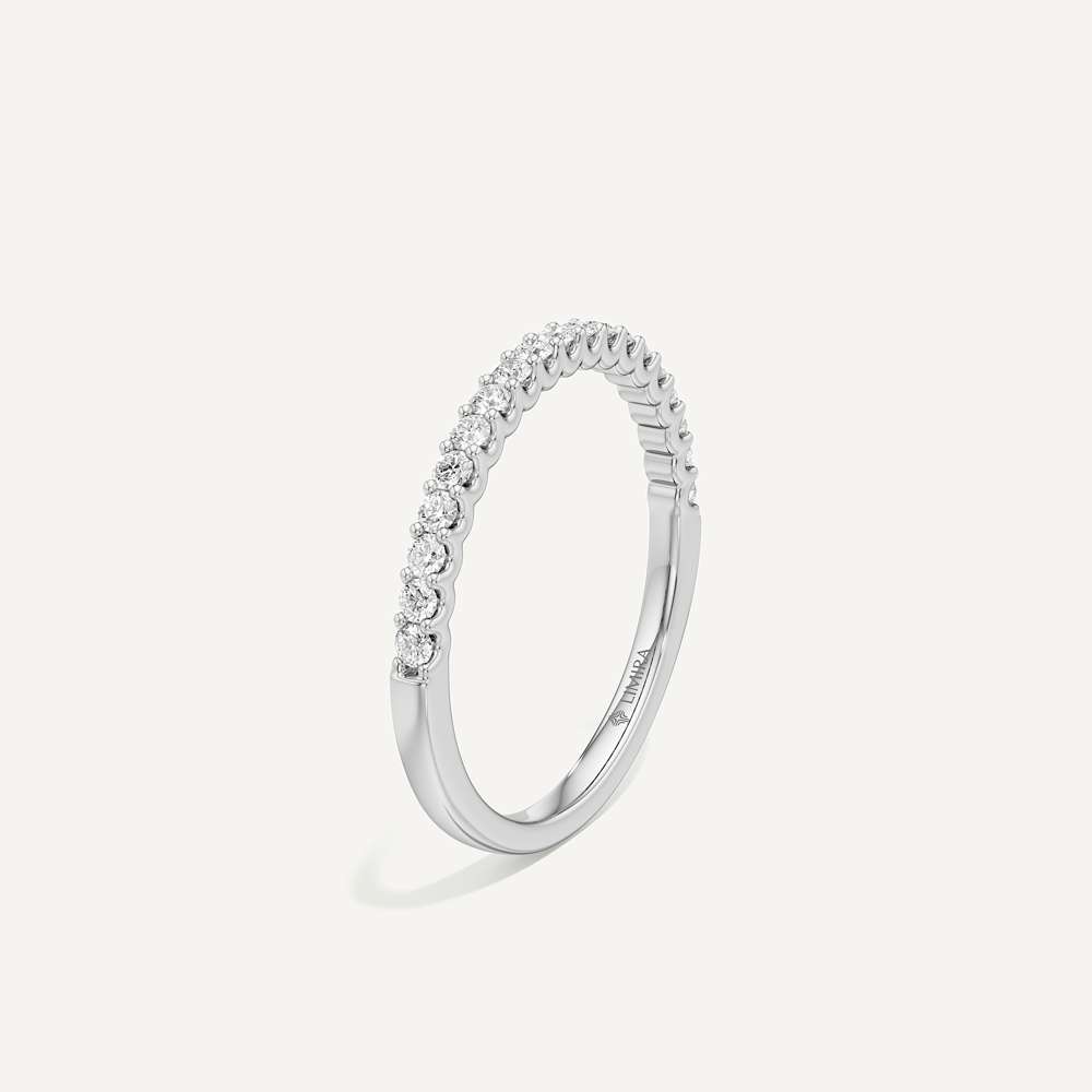 Willow Diamond Wedding Band