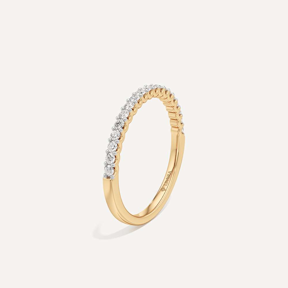 Willow Diamond Wedding Band