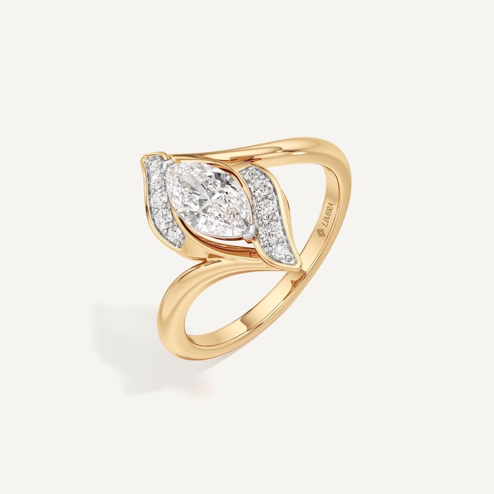 Twisted Pave Marquise Diamond